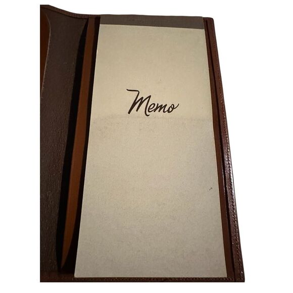 Vintage Justin cowhide wallet, memo pad, card holder. New old stock. - Picture 4 of 12